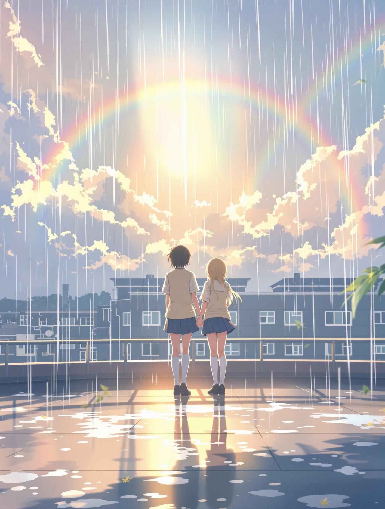 免费看漫画热播番剧《雨后晴空》封面 - 青春 / 治愈，评分9.3
